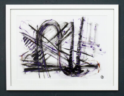 #15- Amusement Park in Violet & Burnt Umber