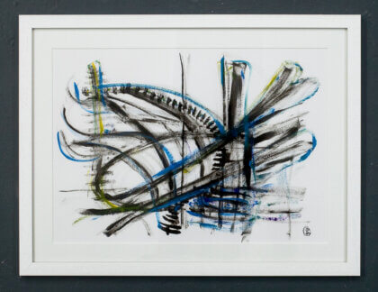 #18 - Amusement Park in Brilliant Blue & Cadmium Yellow